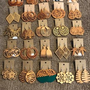 Wooden Earrings bundle